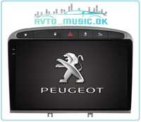 Магнітола Peugeot 408 QLED, Android, GPS, USB, 4G, CarPlay!