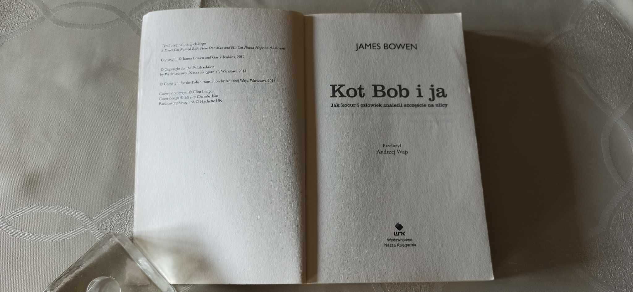 Kot Bob i ja. Książka Bowen.