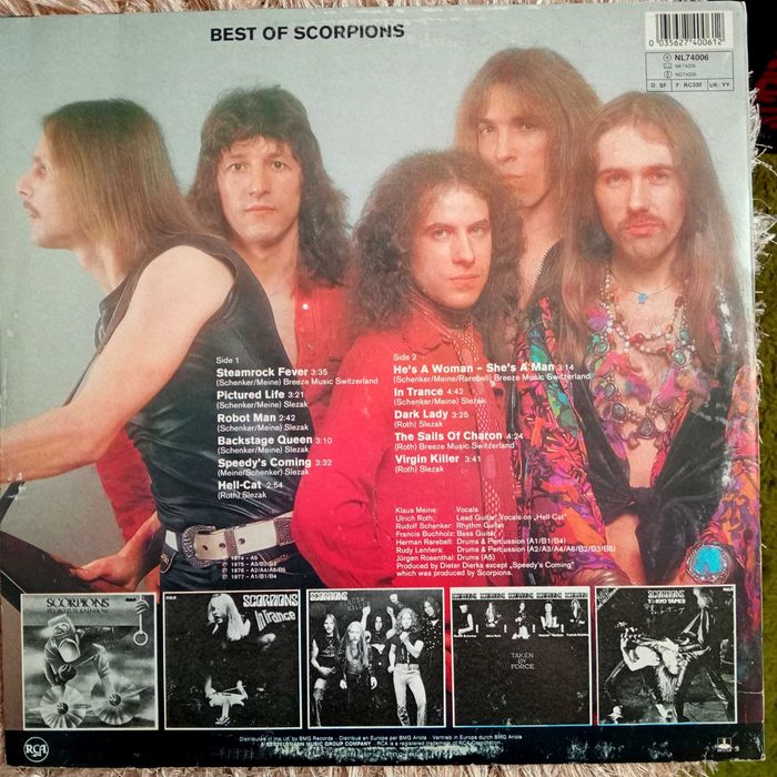 Продам вінілову платівку SCORPIONS ‎– Best of Scorpions I & II