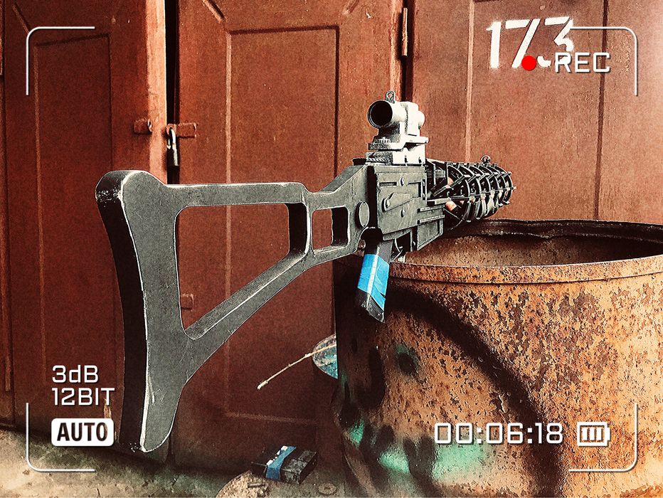 Деревянная игрушка Гаусс из игры STALKER