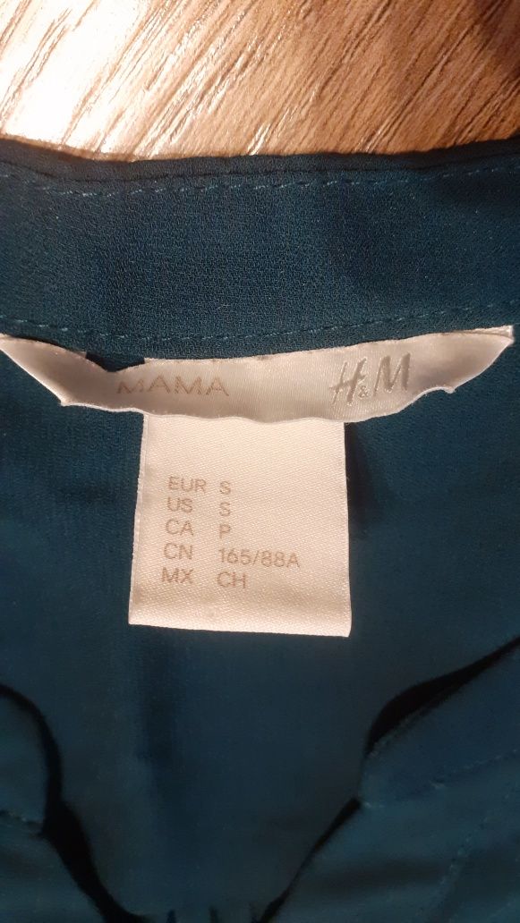 Tunika ciążowa  H&M rozm. S butelkowa zieleń