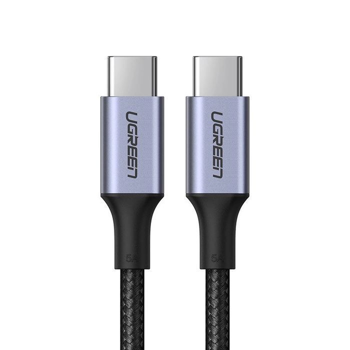 Ugreen kabel przewód USB C - USB C 5A 100W 1 m czarny