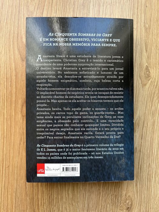 Livro As Cinquenta Sombras de Grey 1