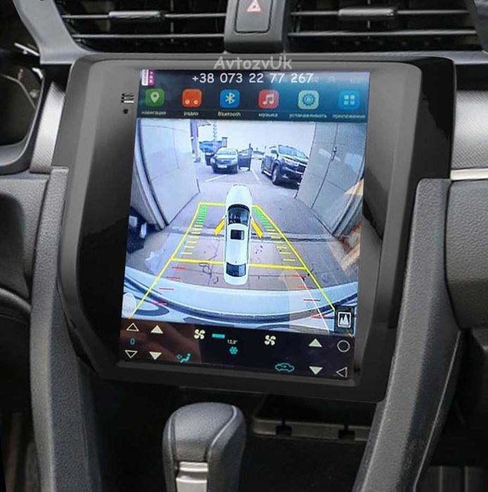 Андроид 14 CIVIC Honda GPS 2 дин Хонда Сивик Цивик CarPlay Магнитола