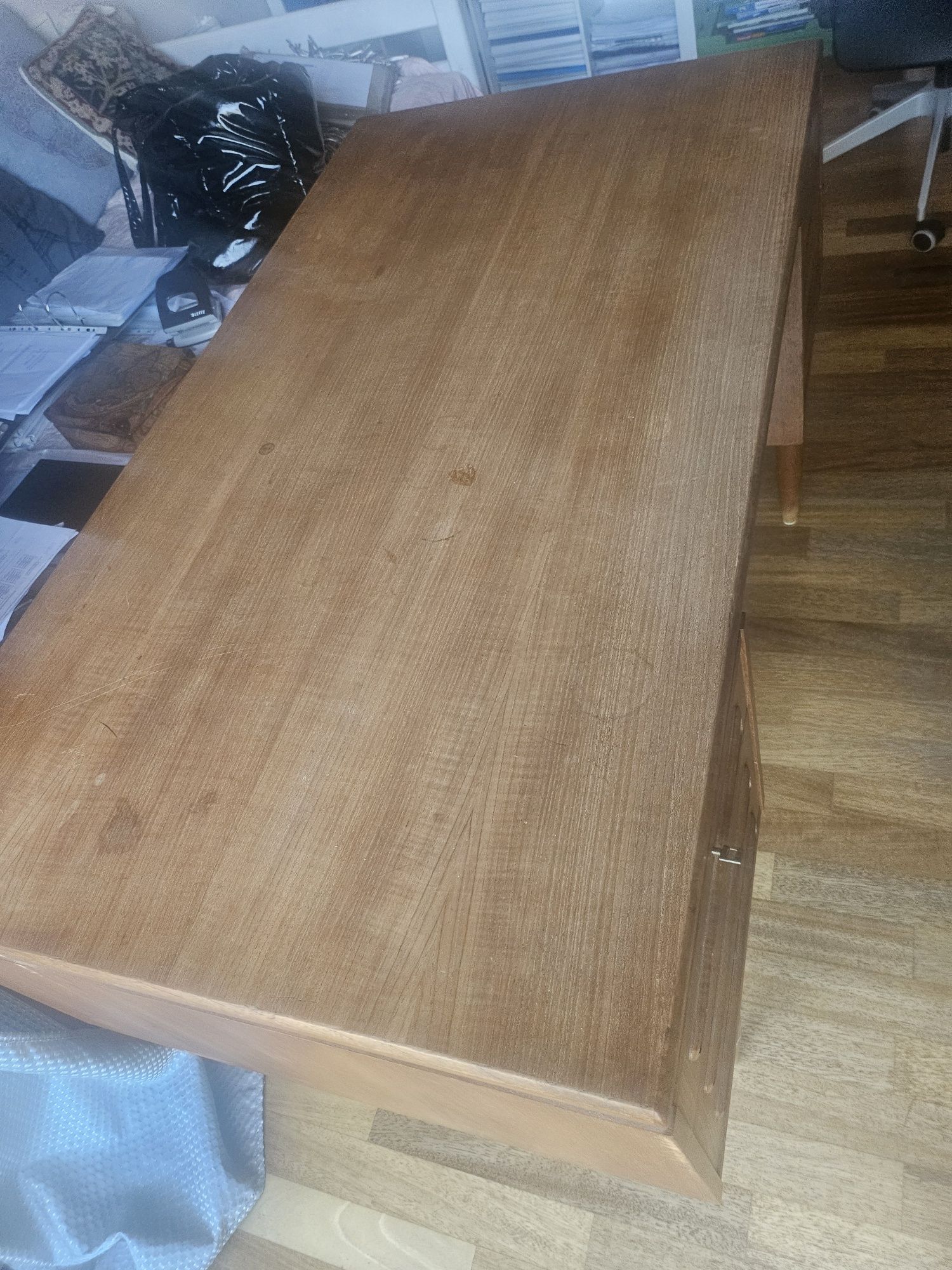 Biurko teakowe, vintage design, Dania, lata 60-70 te