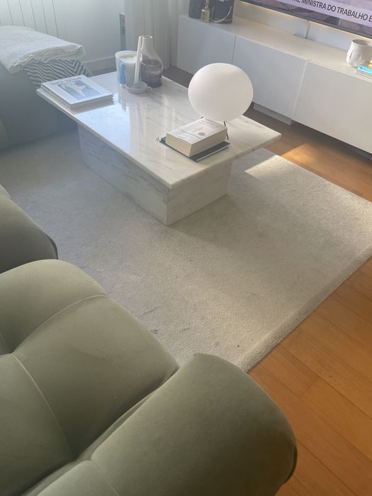 Carpete sala beje / branca