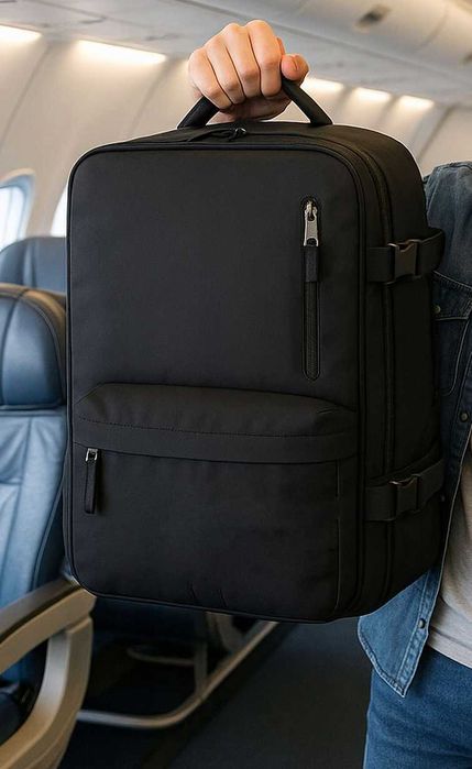 Wytrzymały Plecak Ryanair WizzAir 40x20x25 Bagaż Podręczny Kabinowy