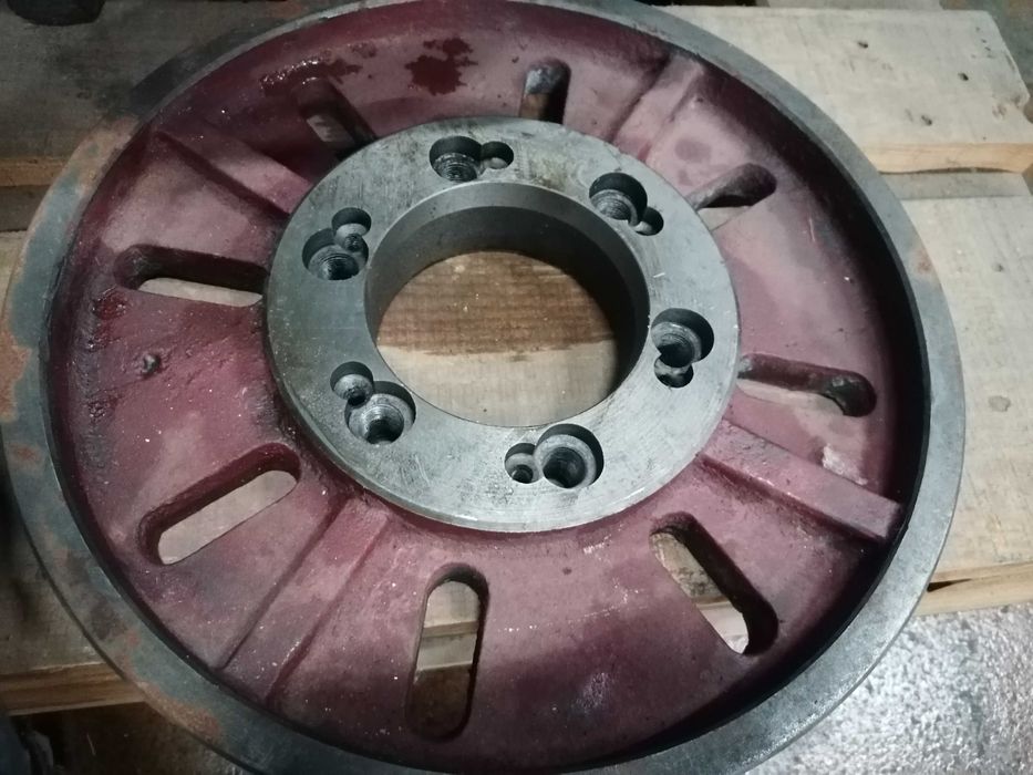 Prato 4 grampos torno mecânico