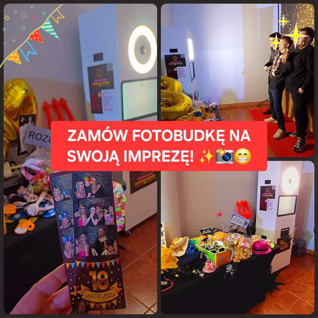 Fotobudka klasyczna fotobudka 360 podswietlany napis LOVE led rgb