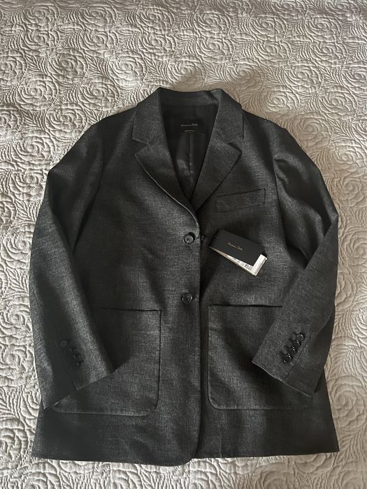 Новый стильный пиджак оверсайз Massimo dutti S