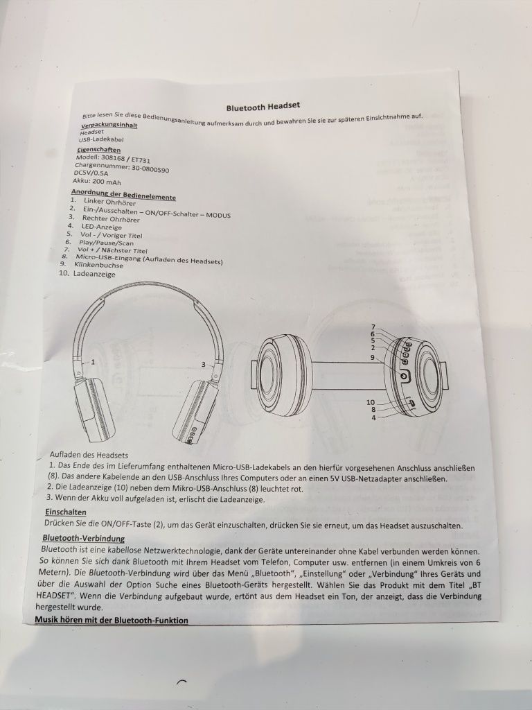 Słuchawki bezprzewodowe bluetooth NOWE