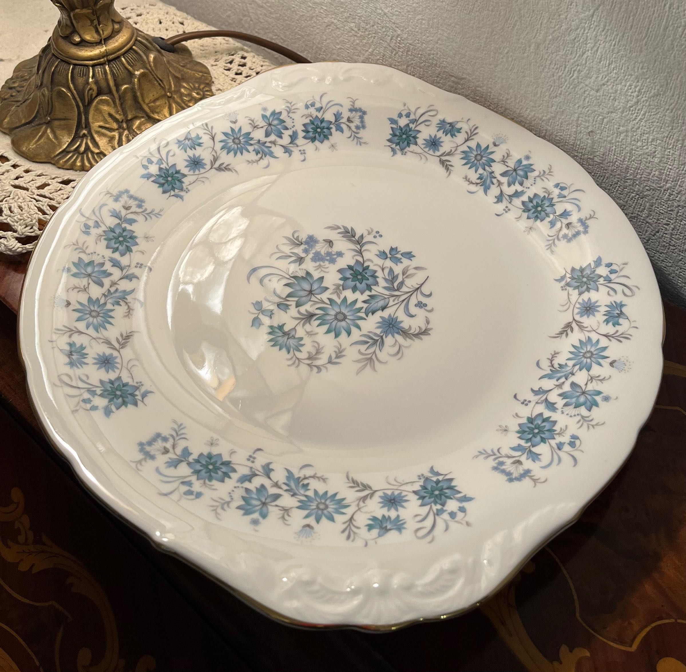 *Co ludzie powiedza? Hiacynta Braganza Patera Talerz porcelana Vintage