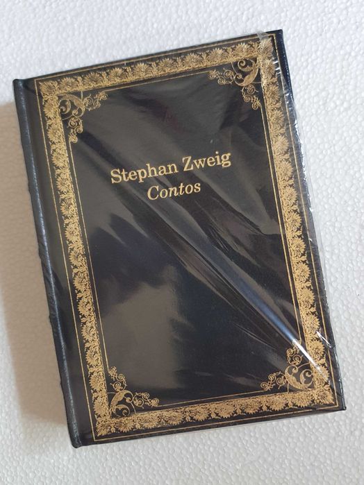 Livro Contos, de Stephan Zweig, ricamente encadernado - vintage