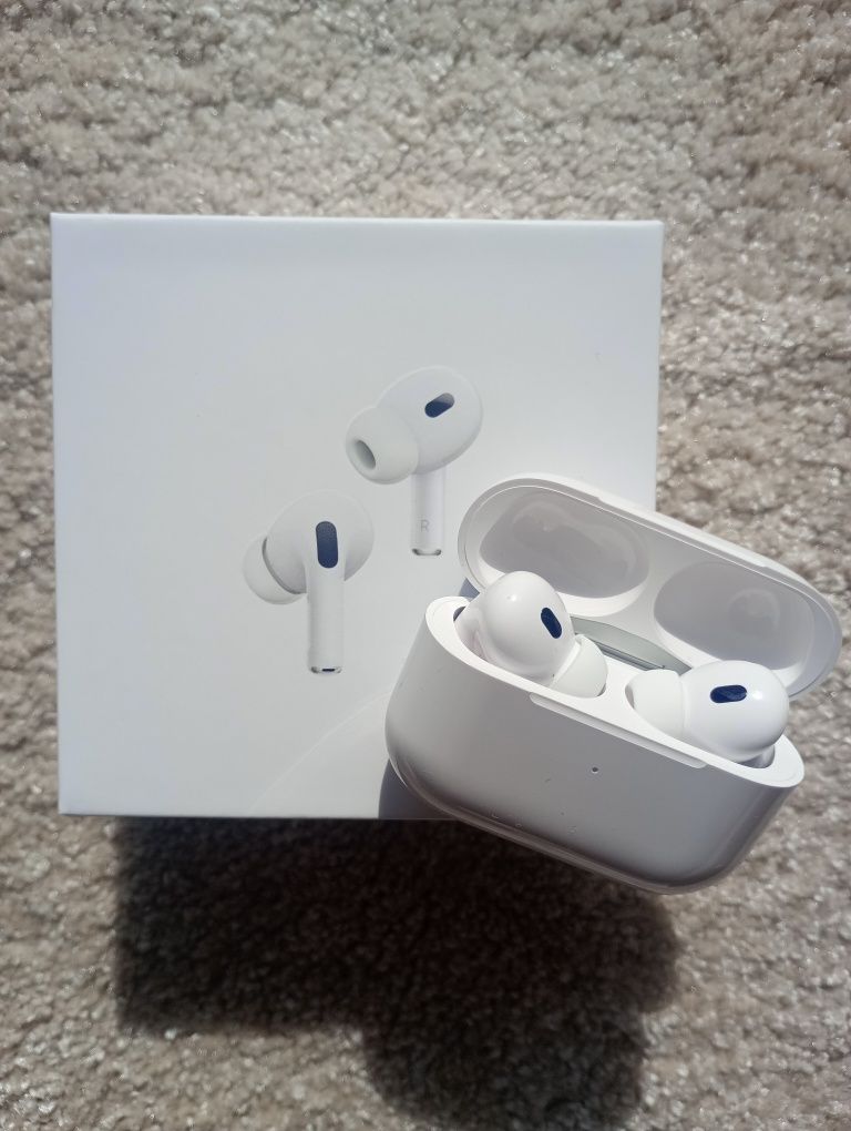 AirPods 2 pro ANC oryginalne słuchawki douszne bluetooth stan idealny