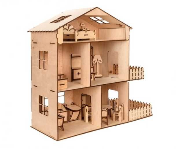 Кукольный дом дом для кукол с мебелью ляльковий будиночок