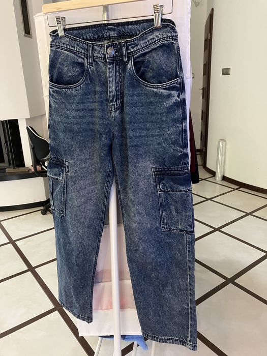 Spodnie jeans niebieskie Reporter r. 164
