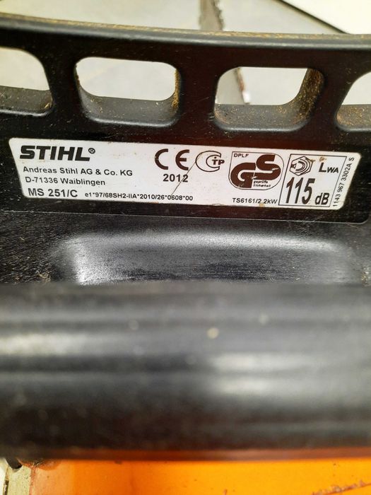piła spalinowa stihl ms 251/c 2012