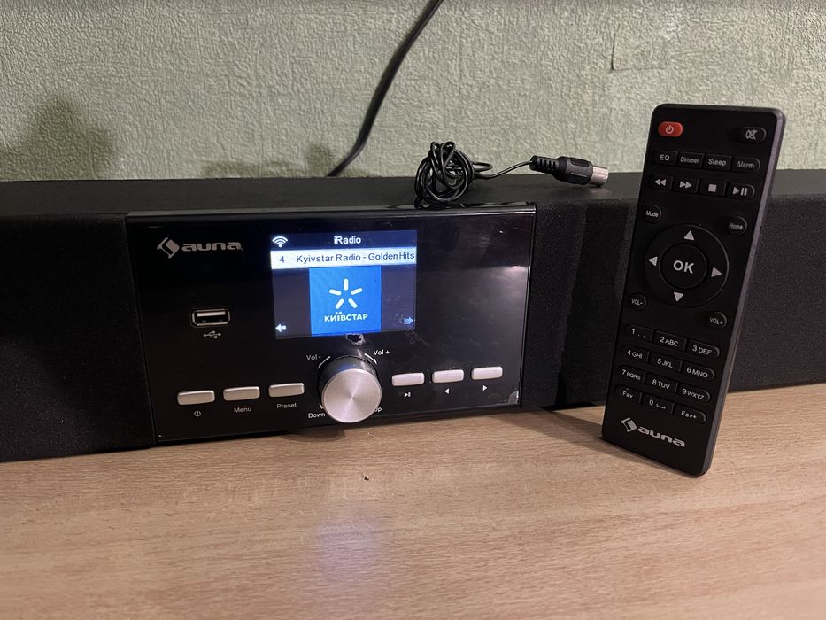 Саундбар AUNA з інтернет радіо