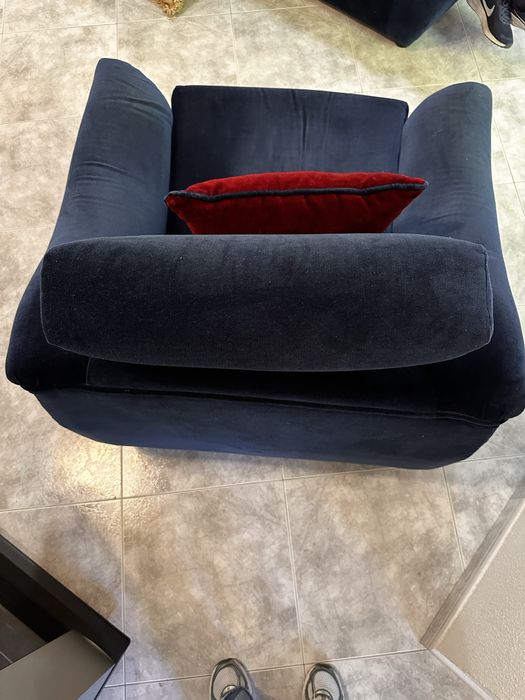 Sofá poltrona veludo Ótimo estado