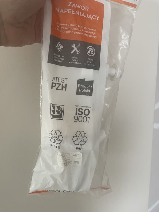 Zawór napełnijący ZN2 3/8” ABS