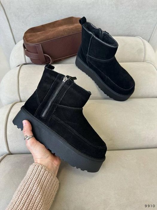 Уги на платформі уги на високій підошві натуральні  2 кольори