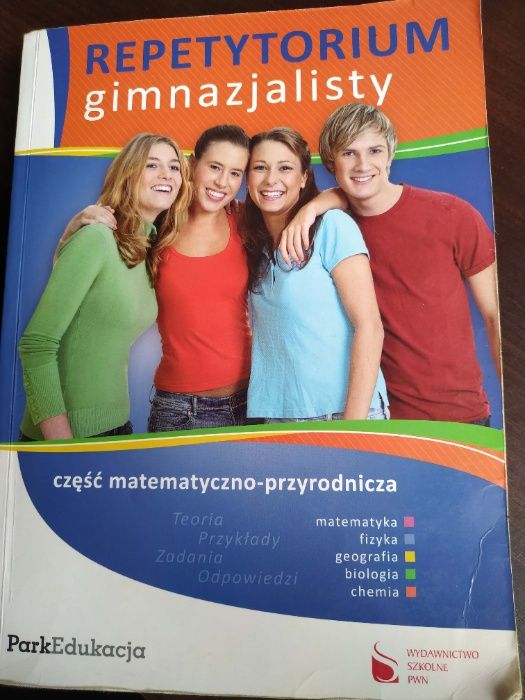 Repetytorium gimnazjalisty część matematyczno - przyrodnicza