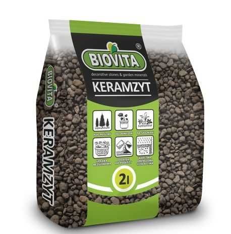 Keramzyt Ogrodniczy 4-8mm Biovita 2 L