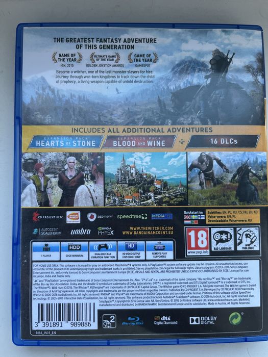 Игра для PS4 The Witcher 3. Wild Hunt Complete Edition PS 4