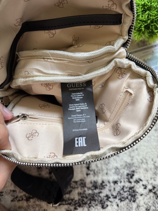 ‼️Сумка чоловіча через плече Guess Vezzola Cross Body, Сумка гуес
