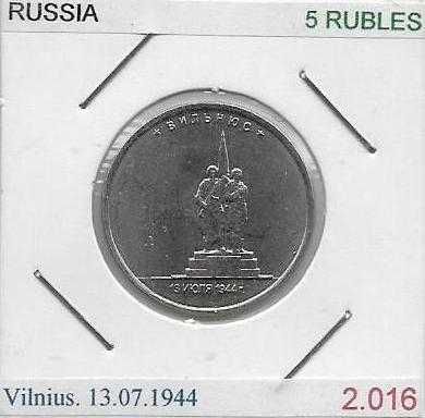 Rússia - - - "Capitais Libertadas dos Invasores Fascistas" - - -Moedas