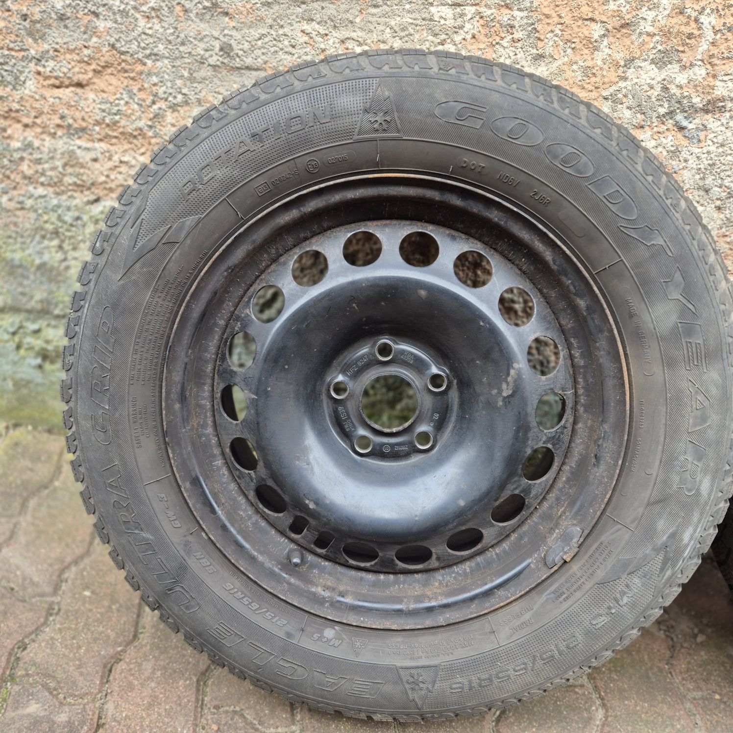 Felgi stalowe z oponami, Koła zimowe 215/65 R16