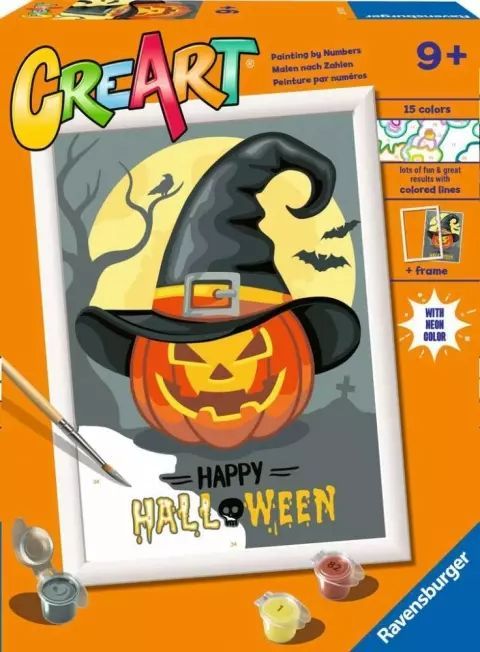 CreArt dla dzieci. Wesołego Halloween. Ravensburger. Nowy Produkt