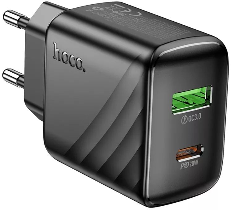 Сетевое зарядное устройство Hoco CS25A PD/QC 20W с кабелем в комплекте