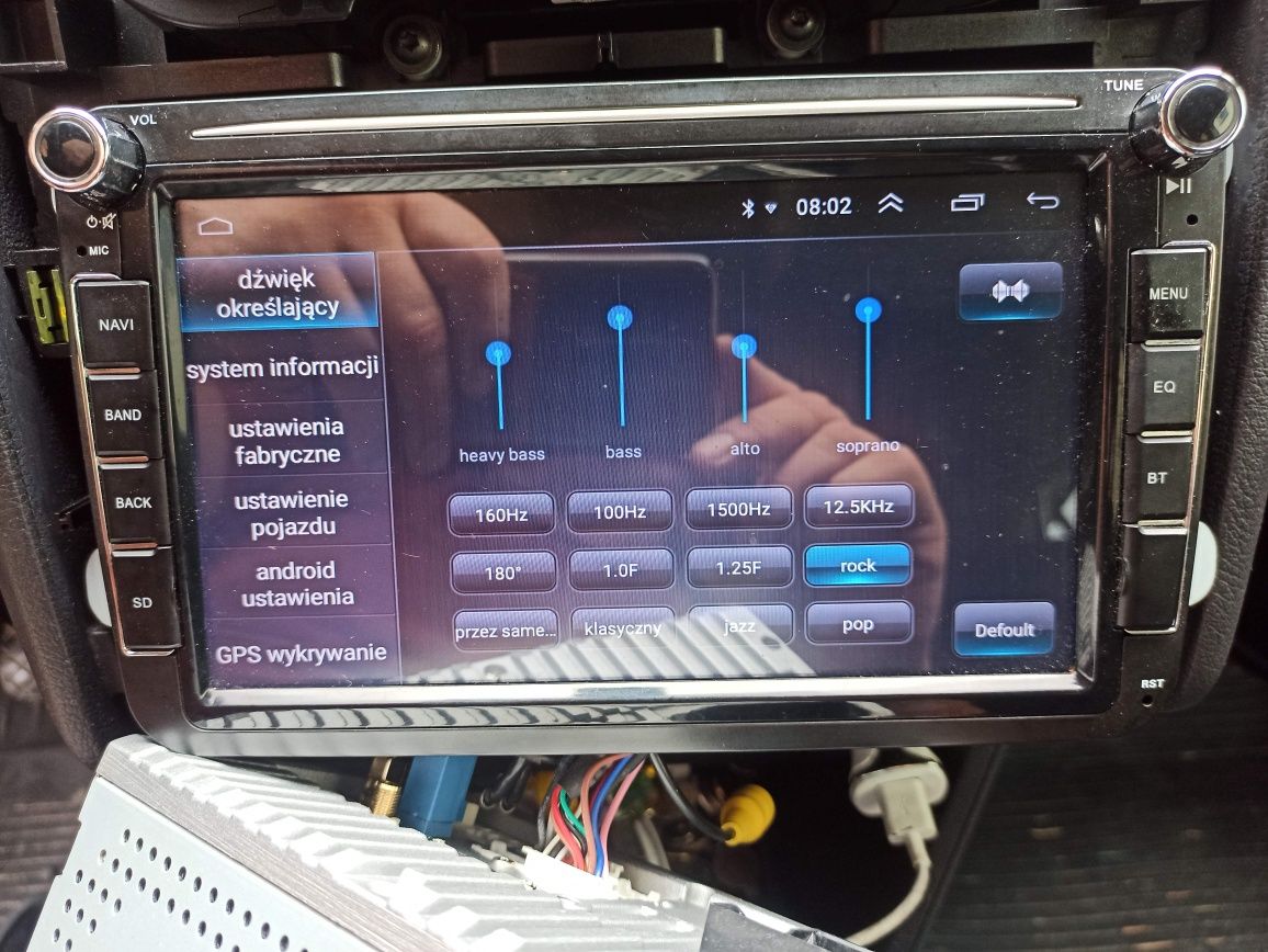 Radio 2 Din VW SD Android Nawigacji Bluetooth