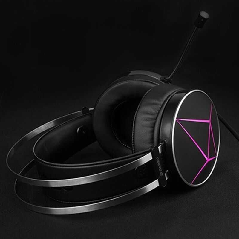 Słuchawki gamingowe Mikrofon LED Zestaw dla graczy - Tsymo WGYP037