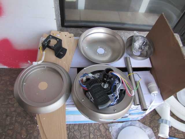 Wentylator sufitowy lampa żyrandol 132CM timer pilot Klarstein
