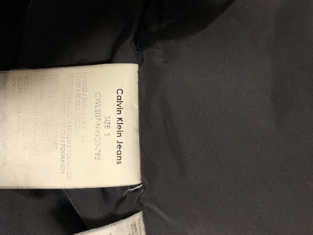 Plaszcz Calvin Klein Jeans granatowy