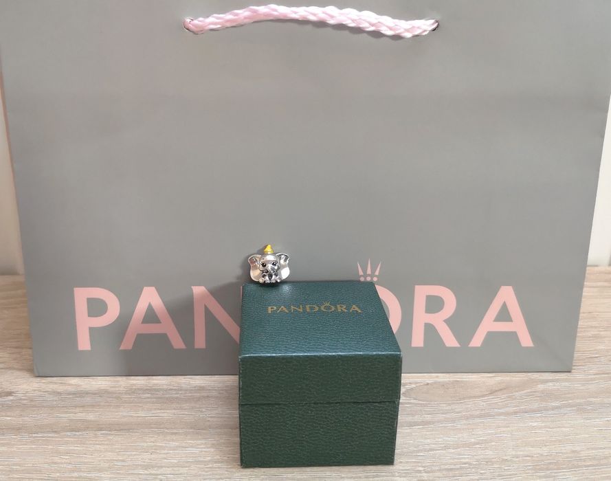Pandora charms Disney Dumbo słoń słonik srebro srebrny jak nowy