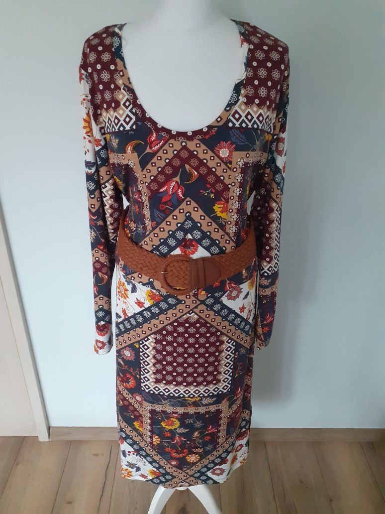 Nowa sukienka boho 48/50