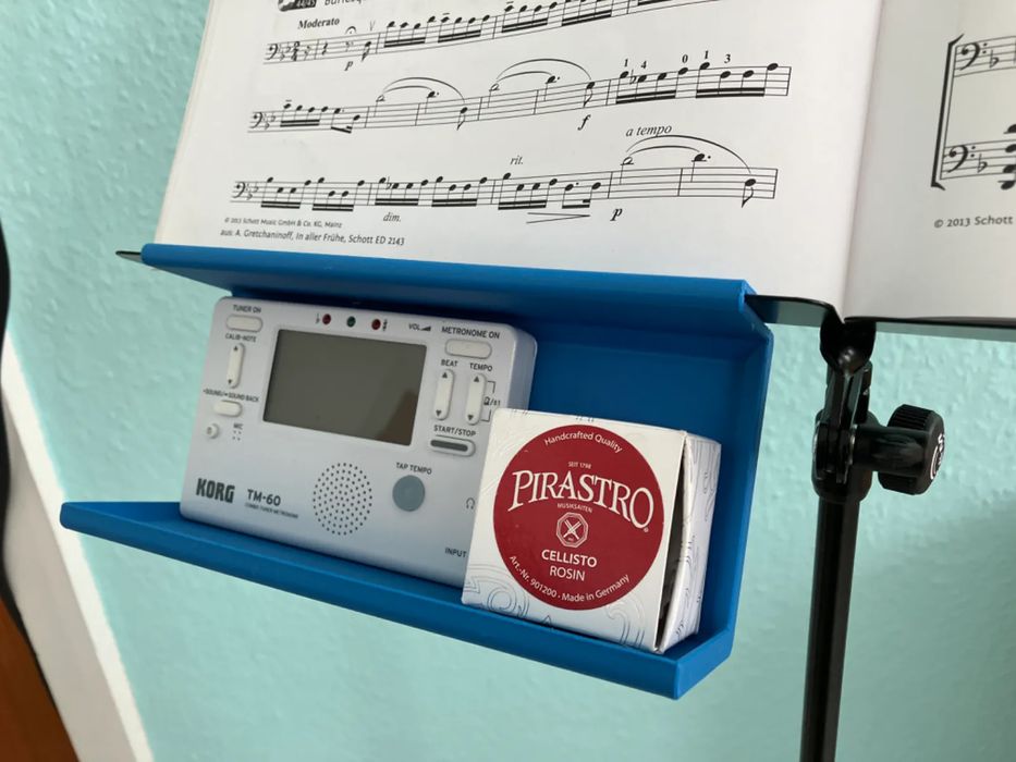 Prateleira Estável para Estante de Partituras