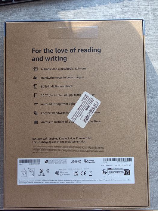 Kindle Scribe 2024. 10 дюйм. 32гб. Новий. Стілус. 2 покоління