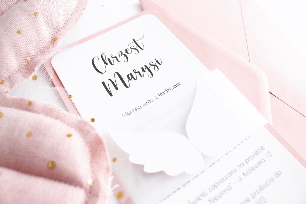Zaproszenia na chrzest chrzciny urodzinowe urodziny roczek komunię