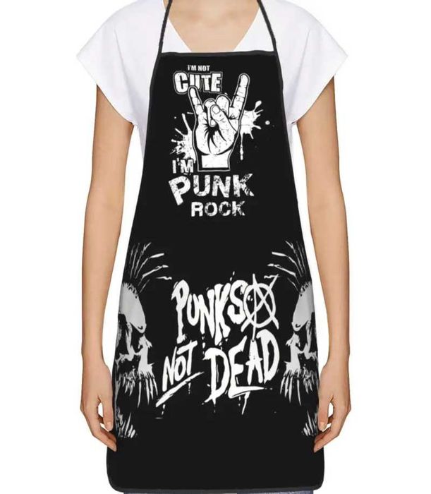 Avental Punks Not Dead Homens Mulheres Unissex Adultos