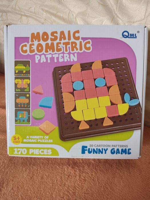 Мозаїка геометричних фігур 3+