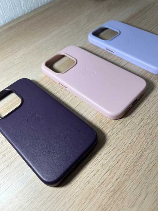 Capas iPhone 15/15 Pro/15 Plus/15 Pro Max em Pele sintética