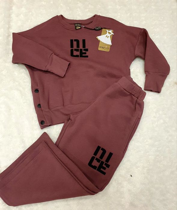 НОВИЙ!Преміум теплий костюм для ДІВЧИНКИ(Світшот+широкі штани палаццо)