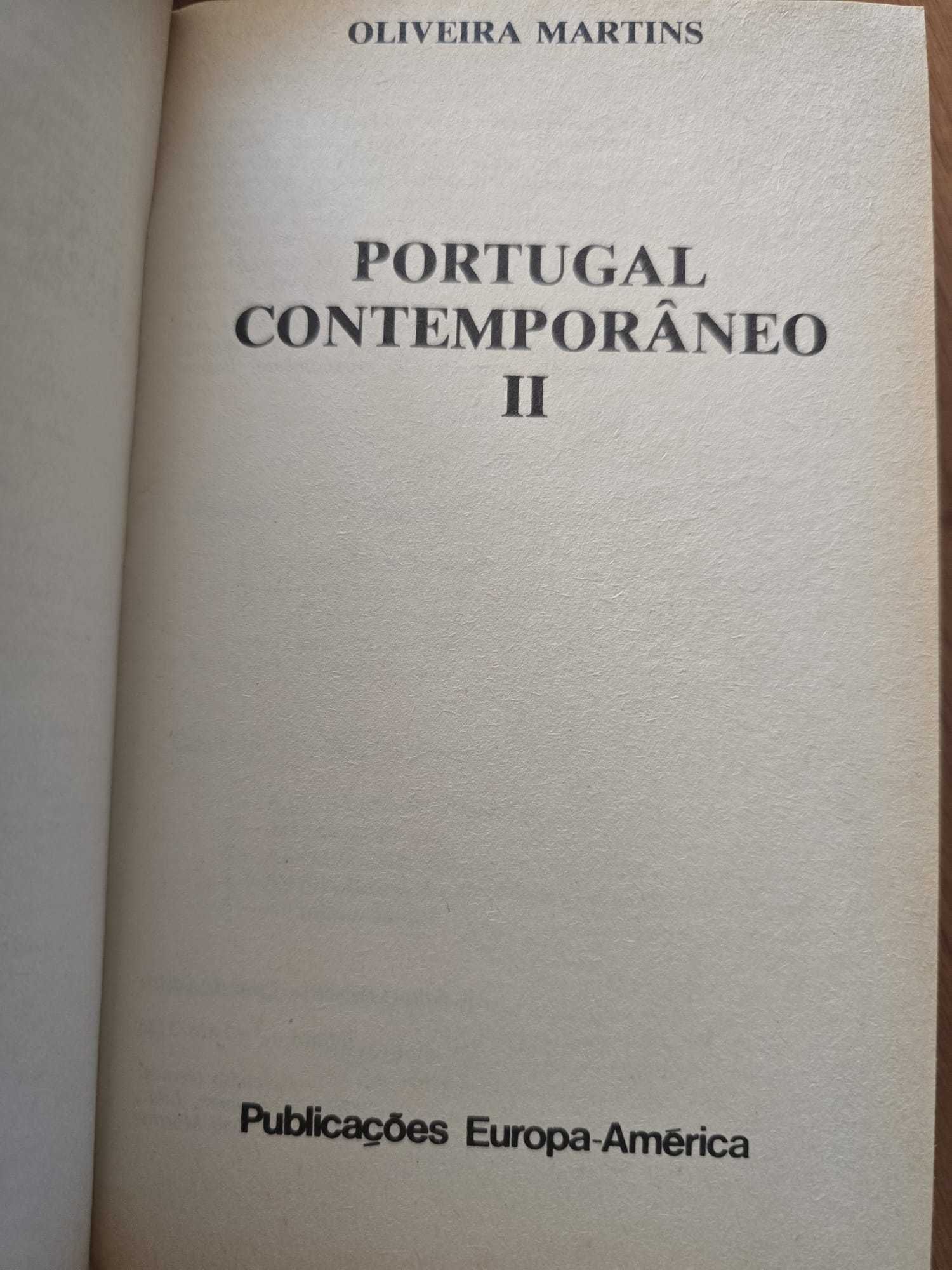 Portugal Contemporâneo - Oliveira Martins - 2 Vols.