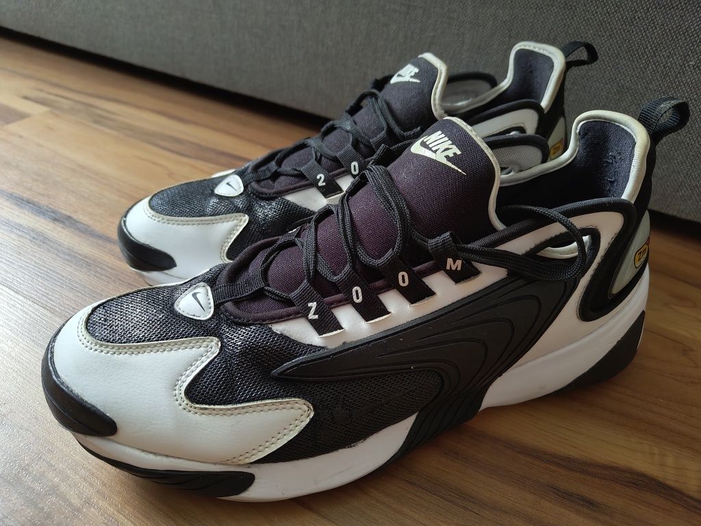 Buty Nike Zoom 2000 Czarno-Białe [45,5]