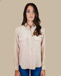 €135 Madeleine maje шёлковая рубашка блузка р. м