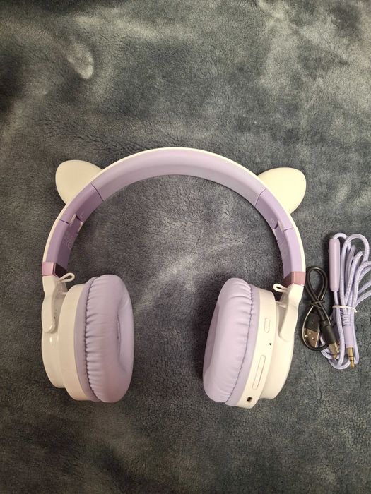 Навушники з котячими вушками Promate
